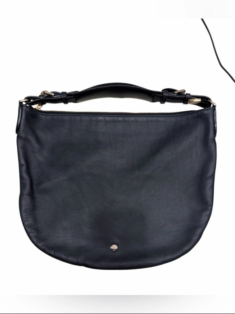 Mulberry Black Leather Hobo Shoulder Bag
